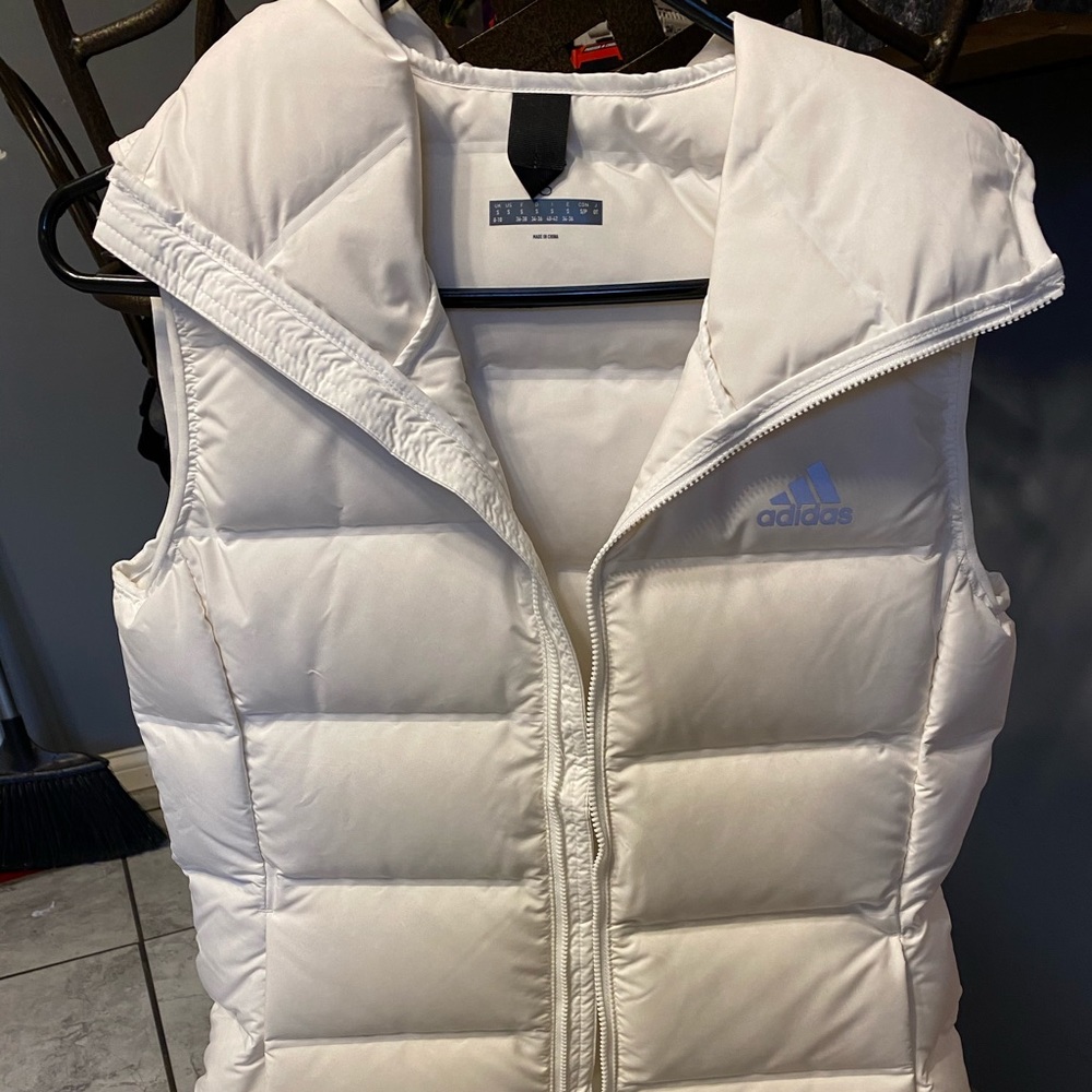 Adidas white vest